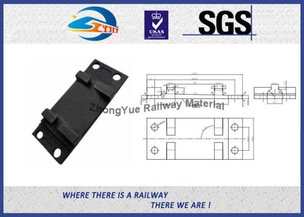 A placa de laço de alta elasticidade do ferro fundido para o sistema Railway SKL12 da asseguração plain Q235