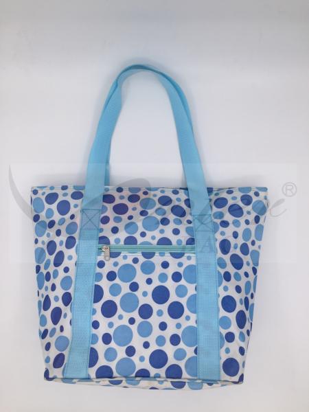 600D Printing Polyester Travel Tote Bags With Zipper Large Capacity 48*35*19 cm