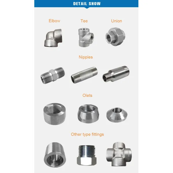 High Temperature Resistance Socket Weld Forged Tee in Wooden Case