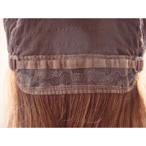 Adjustable 100 Human Hair Straight Ladies Wigs Average Cap Size