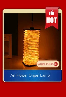 Mid Autumn Festival Wood Paper Lamp Paper Night Lamp Warm White 3500K 6V