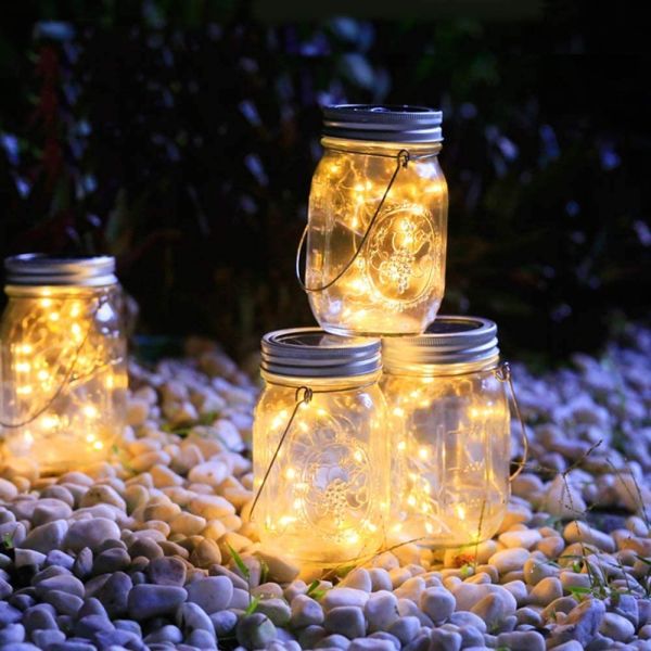 Света феи RoHS опарника каменщика IP65 на открытом воздухе 600mAh 2V солнечные одобрили