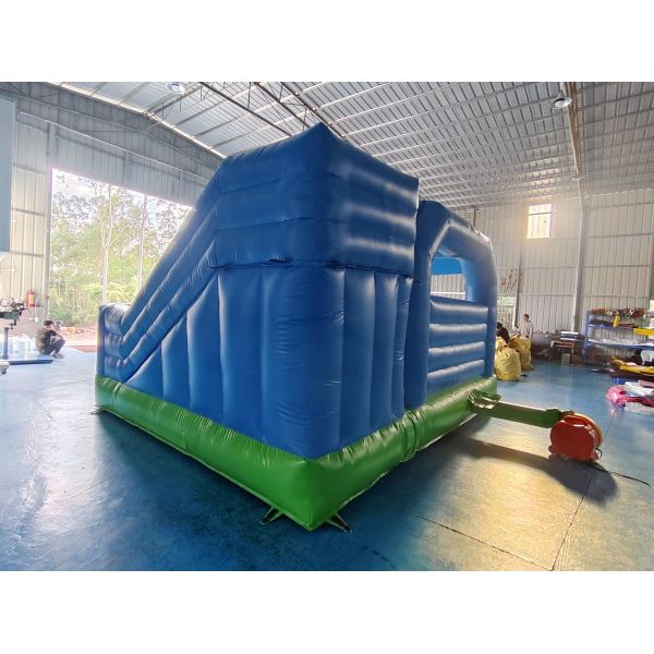 ПВХ брезентный надувный дом со слайдом Голубое небо надувный комбо для детей на открытом воздухе