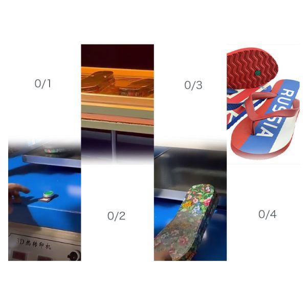 Flip Flop Slipper Shoe 3D Transfer Printing Machine For Shoe Making
