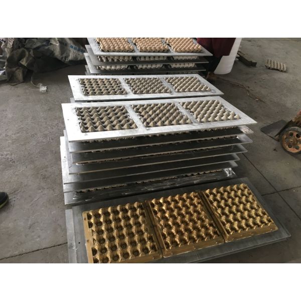 Custom Aluminum Egg Tray Mold CE Certified with Video Technical Support for Pulp Molding
