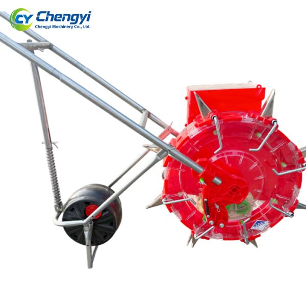 High Strength Plastic Hand Push Seeder Planter Lightweight Accurate Seeding For Field Gardening