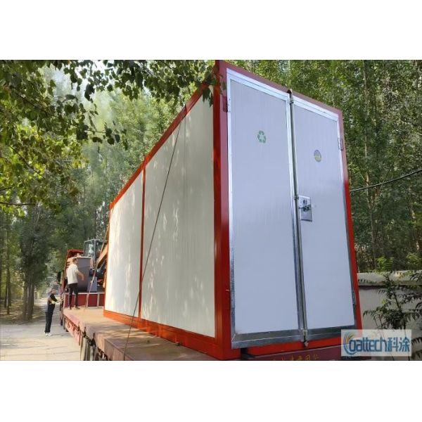 熱固化炉付き自動高温塗料スプレーブース