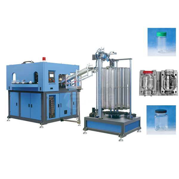 500 ML Dried Food PET Bottle Blowing Machine HP Air Recovery System With 1 Cavity