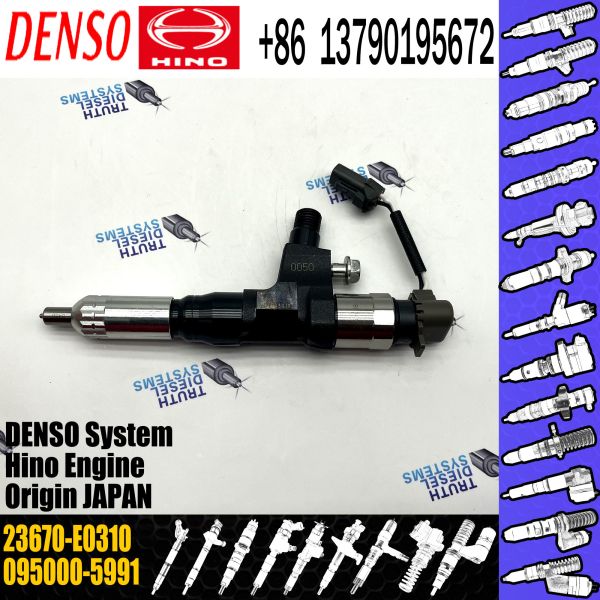 инжекторы дизельного топлива HINO 23670-E0310 23670-E0311 Denso J05D