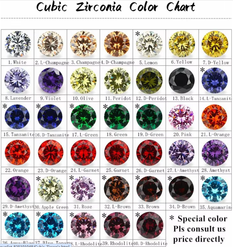 Anneaux de fiançailles en moissanite vintage pierres précieuses en vrac de différentes couleurs forme de poire 6x4mm Zirconia cube synthétique