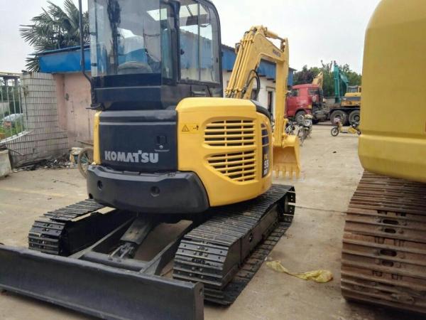Mini used komatsu pcc55mr-2 excavator for sale