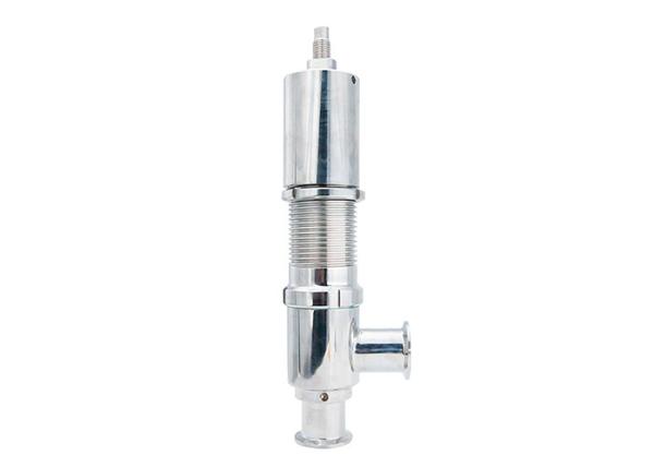 Over Flow Sanitary Pressure Relief Valves Male Ends Quick Opening