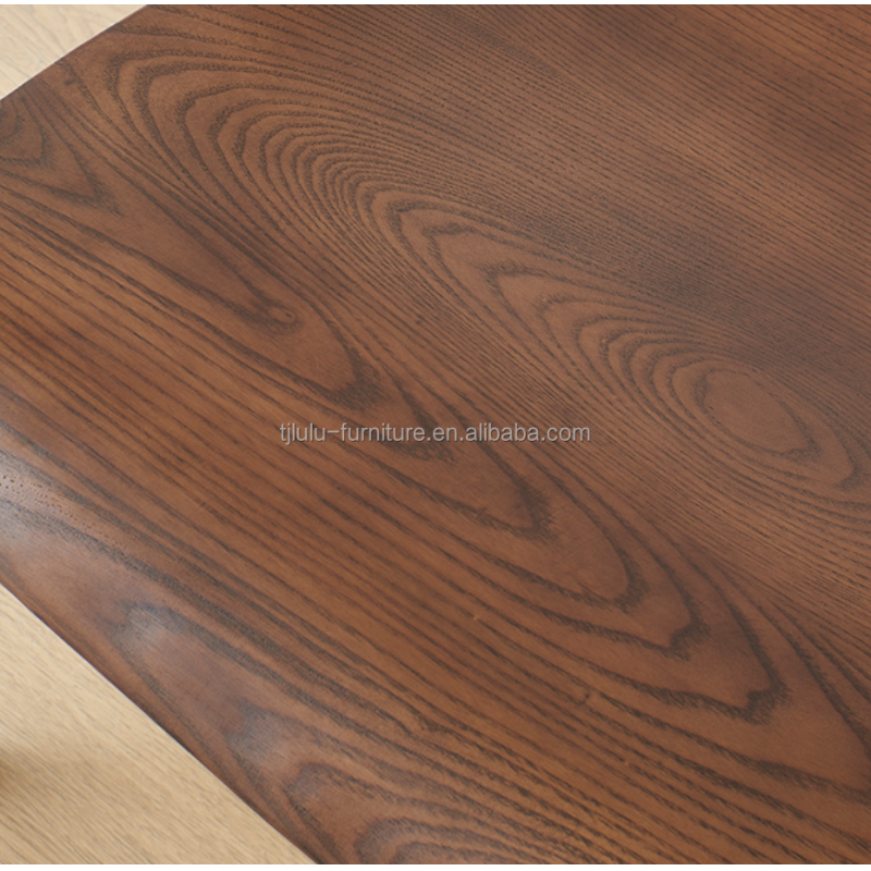 Mail Packing Dining Chair Design for Restaurant Hotel Furniture Solid Wood Modern Walnut Color Size W57*D53*H77CM