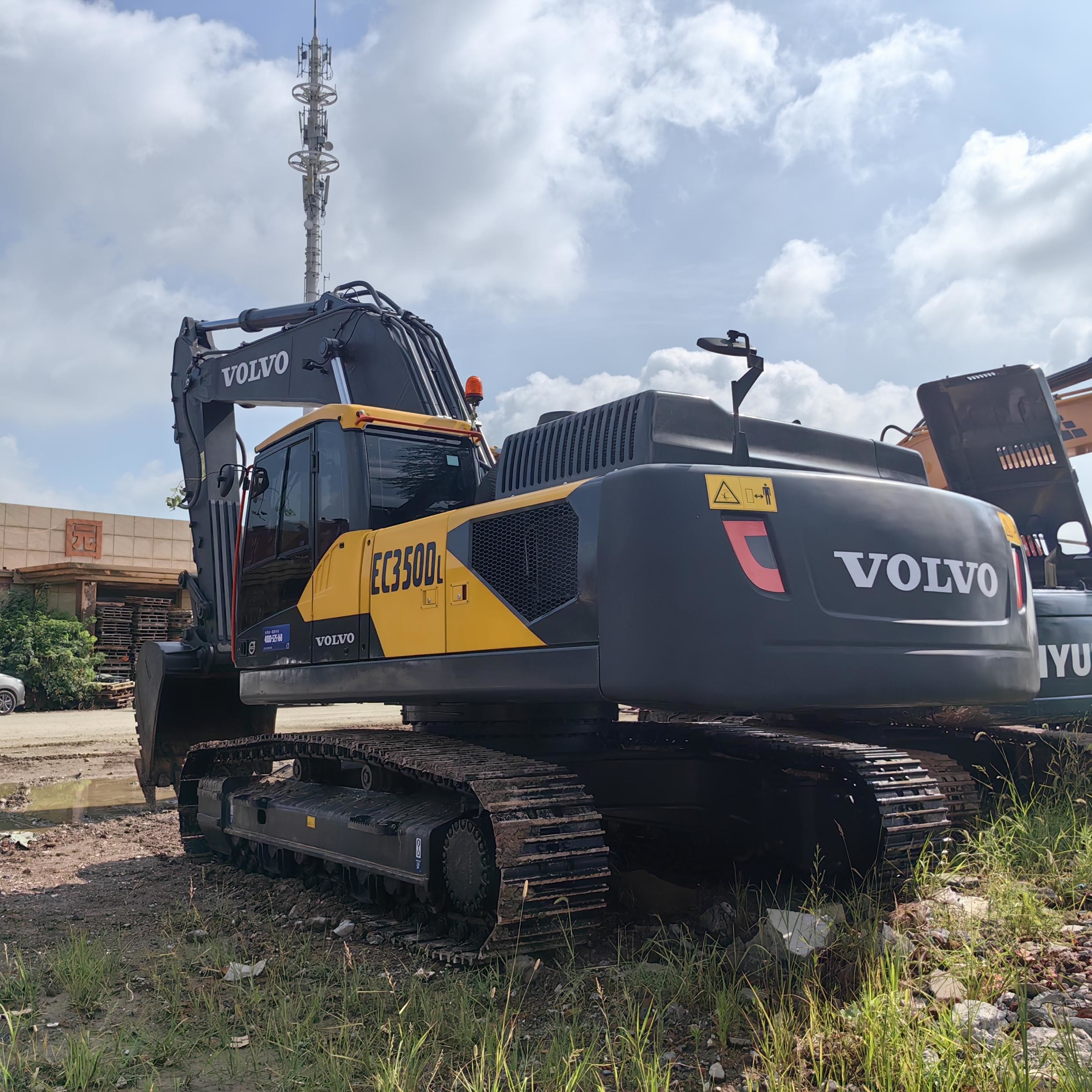 35 тонн оригинальный использованный экскаватор Volvo Ec350DL