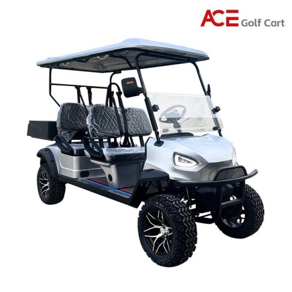 Four Seat Luxury Golf Buggy With Carplay LED Lights And Disc Brakes