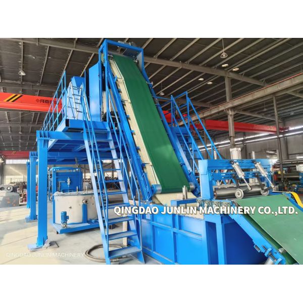 Overhead Type Rubber Batch Off Cooling Unit With Water Cooling Machinery