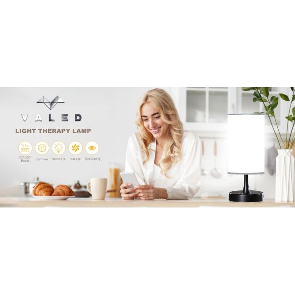 Dimmable LED Therapy Light 2700K - 6000K Light Therapy Lamp For Sleep