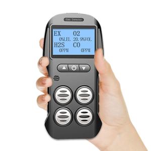 Compact Handheld Multi Gas Leak Detector 4 Gas For On Site Gas Detection