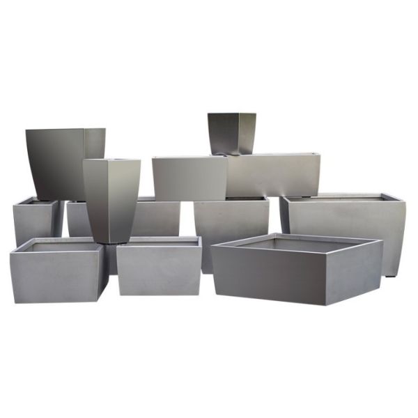 Caja irrompible impermeable del plantador de la flor del jardín del metal al aire libre