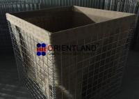Controle de inundações Hesco Cestas 4mm 5mm Diâmetro de fio Quadrado Furo MIL 6