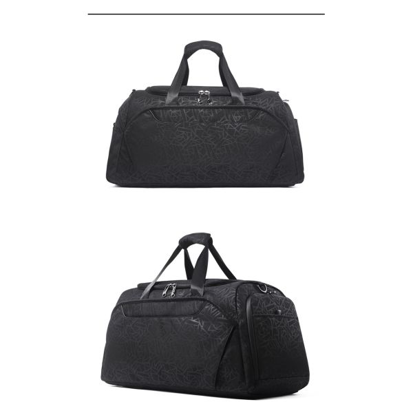 Black Crossbody 55L Duffle Bag Travel Luggage Handbag 1.1KG