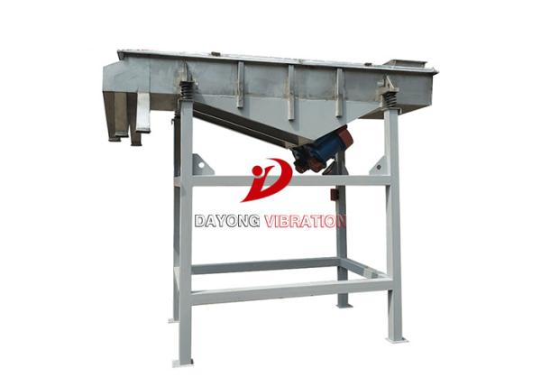 Professional Customized 2*2.2kw Motor Silica Powder Linear Screening Equipment