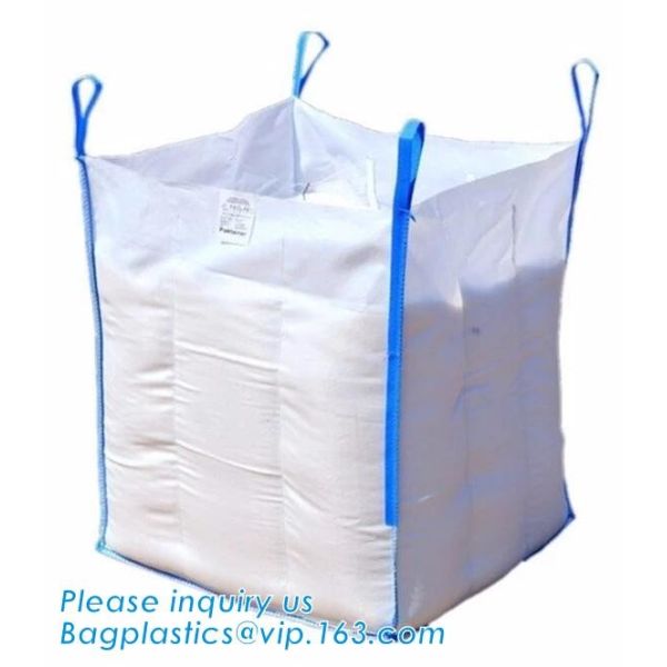 PP Woven Bag Big Bag with Open Top and Flat Bottom for Sand/Rock/Gravel,PP woven FIBC big jumbo bag for storing & transp
