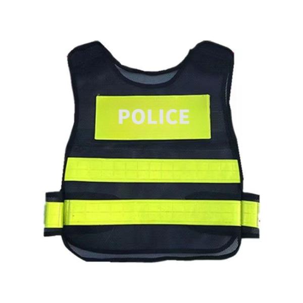 Yellow Bulletproof Vest Quick Release Police Safety Protection Anti-Stab Reflective Level 4 5
