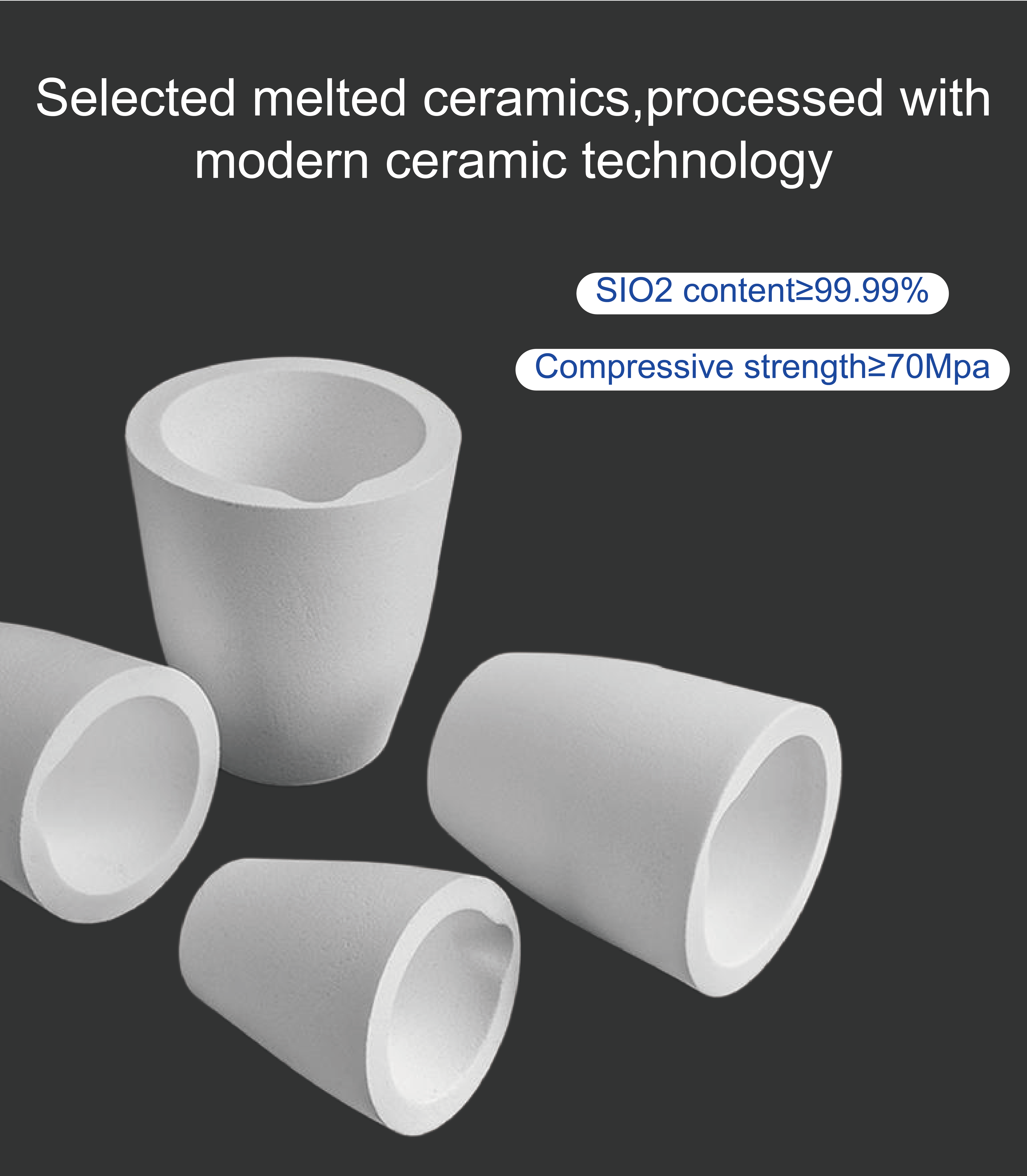 C Series Ceramic Melting Crucible