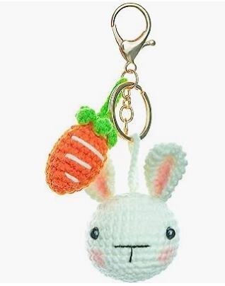 Handmade Crochet Keychain Stuffed Animal Crafts Knitted Crochet Toys - Keychain Accessory- Octopus - Handmade Keychain
