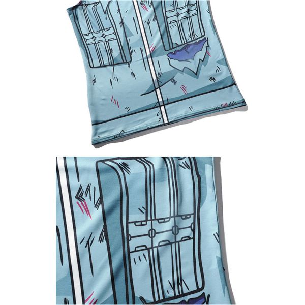 Lightweight Naruto Sleeveless Custom Anime T Shirts For Summer