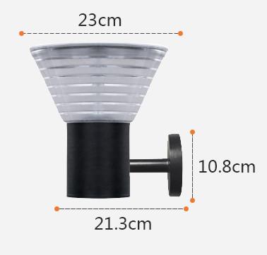 Alltop Iluminação exterior de alta lumen IP65 Iluminação exterior à prova d'água SMD 5w LED Solar Garden Light