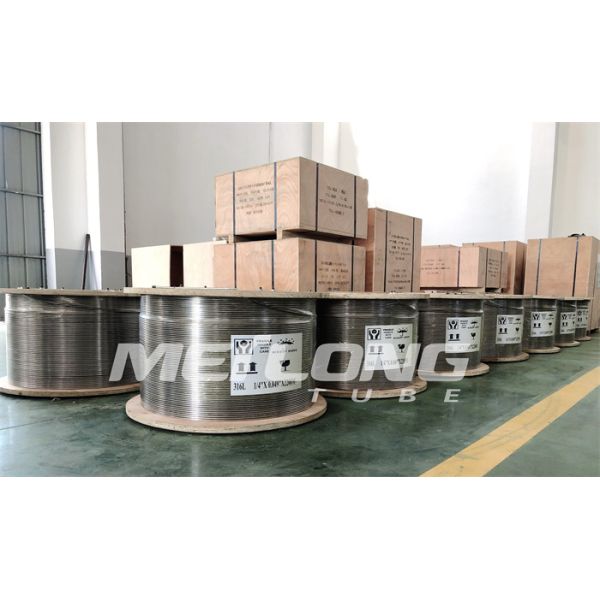 Обожженная капилярная трубка 1/4" нержавеющей стали трубопровода Ss гидравлическ