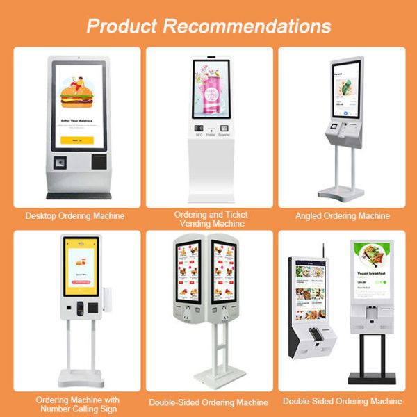 32 Inch 24 Inch Interactive Fast Food Self Service with Gamification Features for Enhanced Customer Engagement
