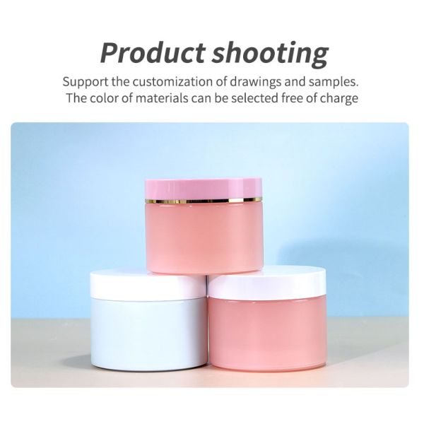 Double Wall PP 100g 3.38oz Cosmetic Jars for Body Butter Jars Cream Material Face Mask Hair Oil Packaging Containers