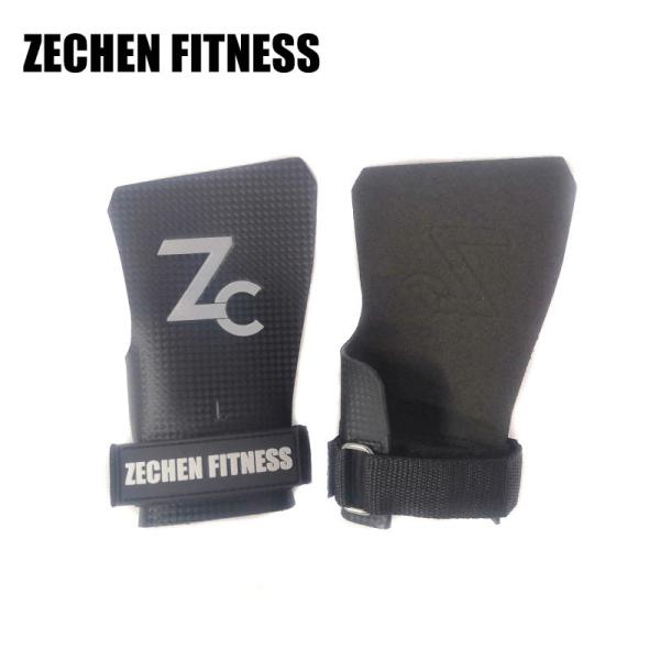 Carbon Fiber Mat Fraser Hand Grips Fingerless Palm Guards Crossfit Gymnastic Hand Wraps