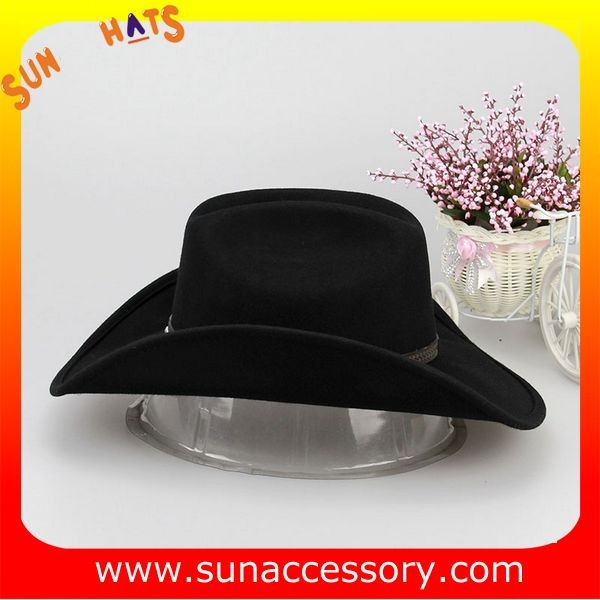Fashion hot sale Western cowboy hats for mens,100% Australia wool felt hats for boys