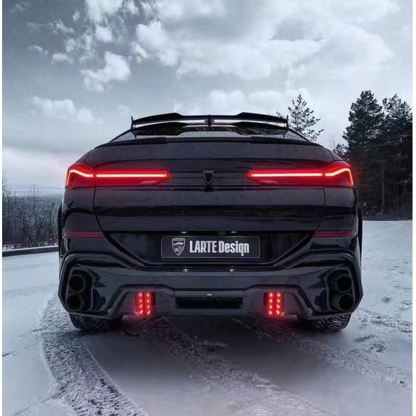 Venta caliente G06 X6 Carrocería de fibra de carbono Forbmw X6 Carrocería de fibra de carbono Capa delantera de la pala trasera del difusor