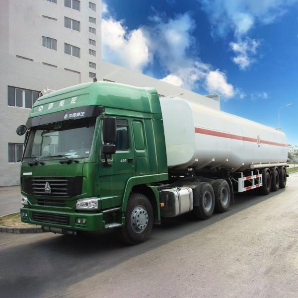 40000 Liters 3 Axle Diesel Fuel Tank Trailer Carbon Steel