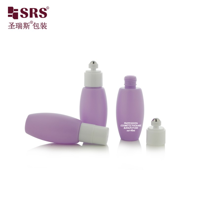 KG1-45ML Plastic Empty Roll On Bottle With Switch ON-OFF Applicator