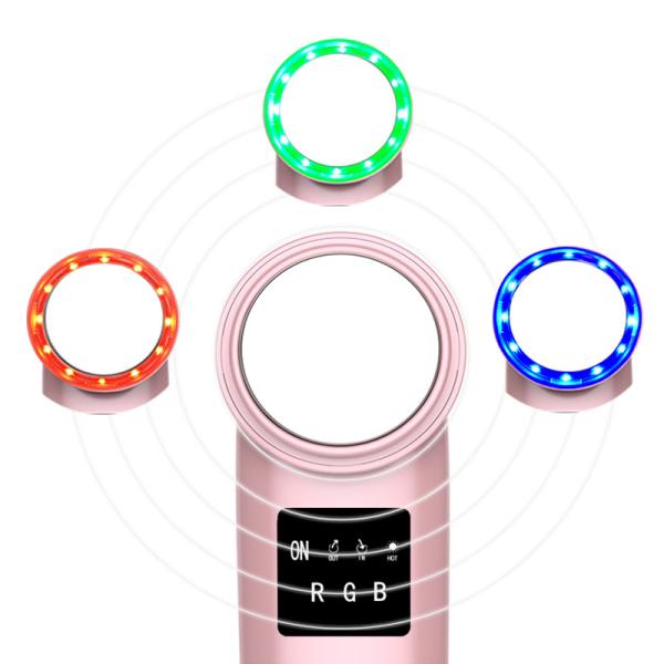ROHS Ultrasonic 3W 450mAh Skin Tightening RF EMS LED Beauty Device