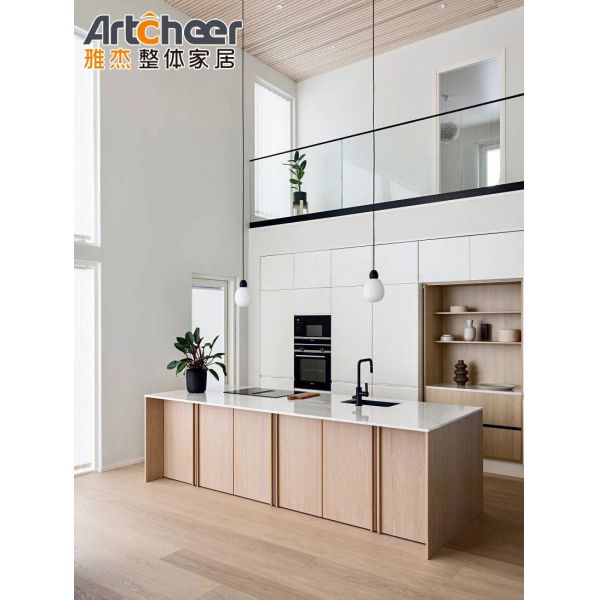 Modular Kitchen Cabinets for Small Kitchen Room Solid Wood Storage Cabinet Design