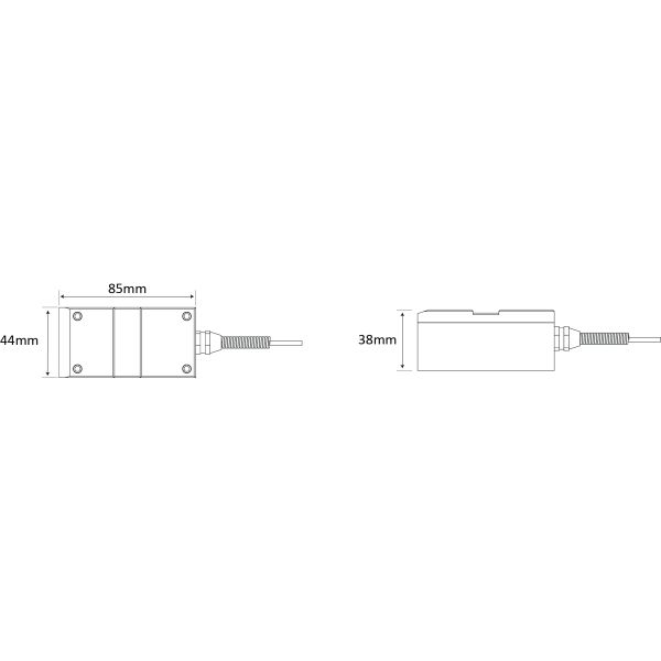 ST502 Wall-Mounted Ultrasonic Flow Meter Featuring Non Invasive Clamp On Transducers for Accurate Flow Measurement in Pipelines