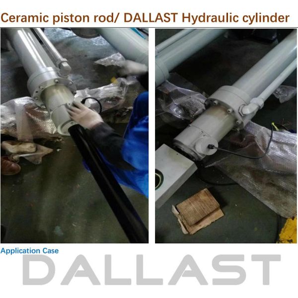 Accessories Ceramic Chrome Plated Rod For Hydraulic Oil / Pneumatic Cylinder