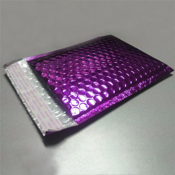 Oil Resistant Shipping Metallic Jiffy Bags , Colored Padded Envelopes 115x210mm #B