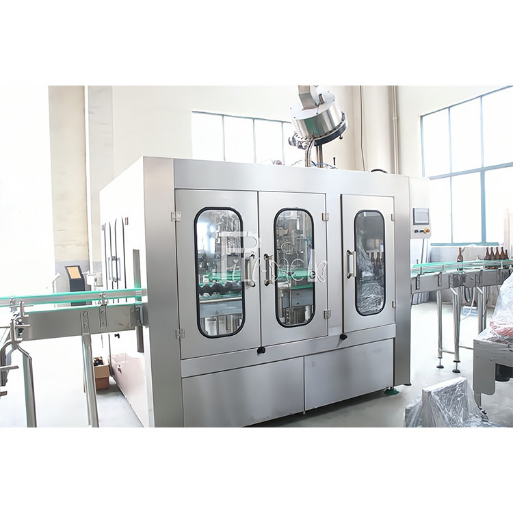 3 в 1 бутылке машины Carbonated напитка заполняя покрывая Monobloc стеклянной с алюминиевой крышкой