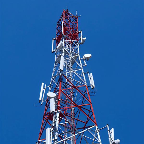 Angle Lattice Steel Radio Antenna 4g Wireless Equipment Antenna Booster Cell Signal Mobile Telecommunication Tower