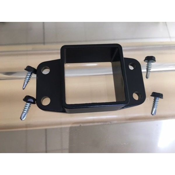 Garrison Tubular Fence 1800mm x 2400mm stain black powder