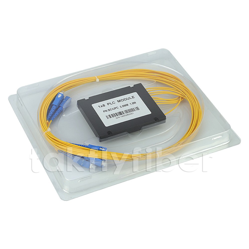 модуль ABS Splitter PLC оптического волокна кабеля 1X8 2.0mm с соединителем SC