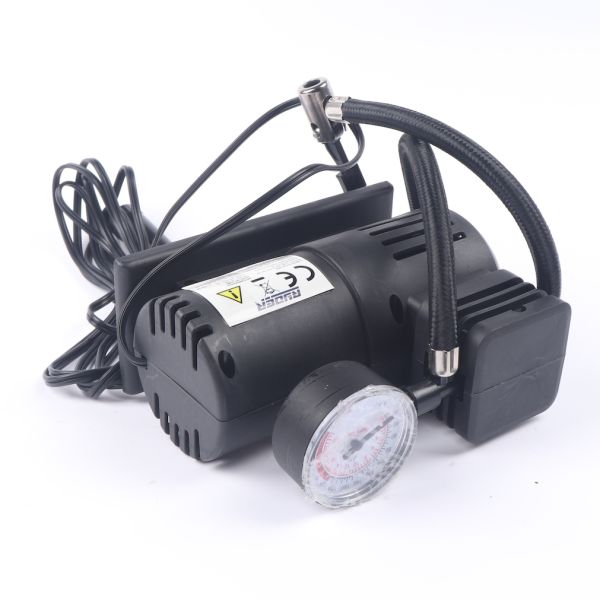 RoHS Certified Mini Tire Inflator for SUV Truck Bicycle Max 250PSI Pressure Gauge